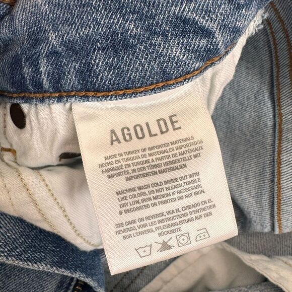 AGoldE Denim - Wilder Straight Leg Jean in Whiplash 26 - Picture 6 of 7